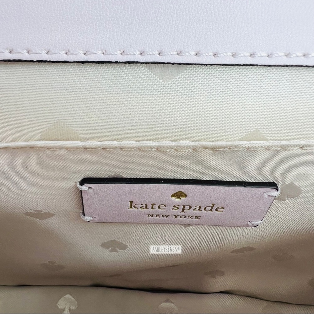 Kate Spade Remi Flap Chain Crossbody Shoulder Bag In Lilac Moon - Picture 11 of 13